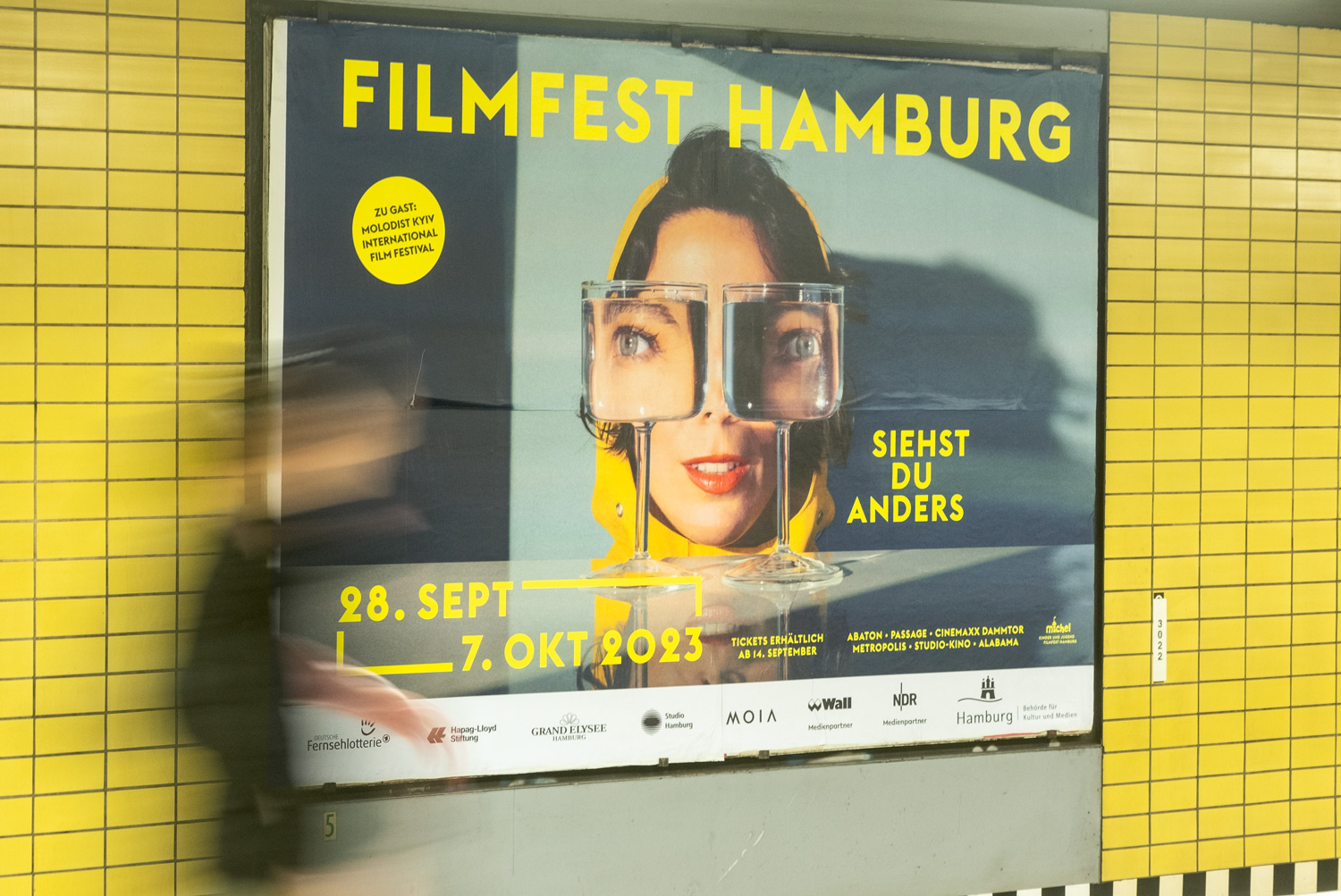 Poster design 2023 Filmfest Hamburg